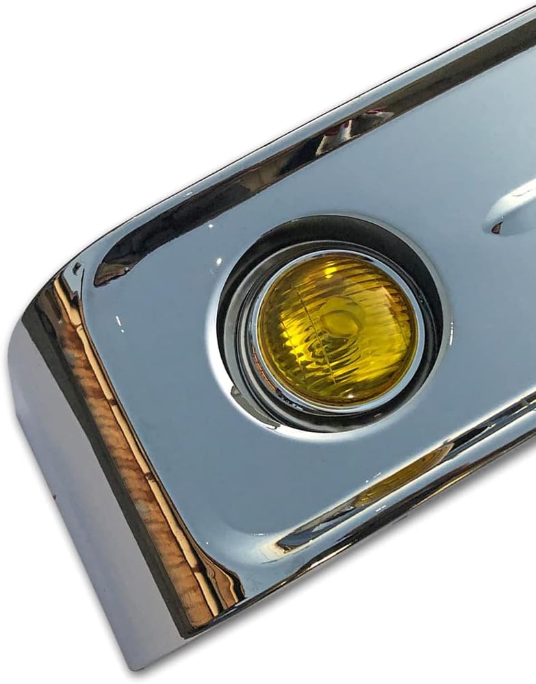 オバＱバンパー2tワイド 汎用 バス バンパー レトロ オバQ メッキ バンパー 2トン ワイド 2本